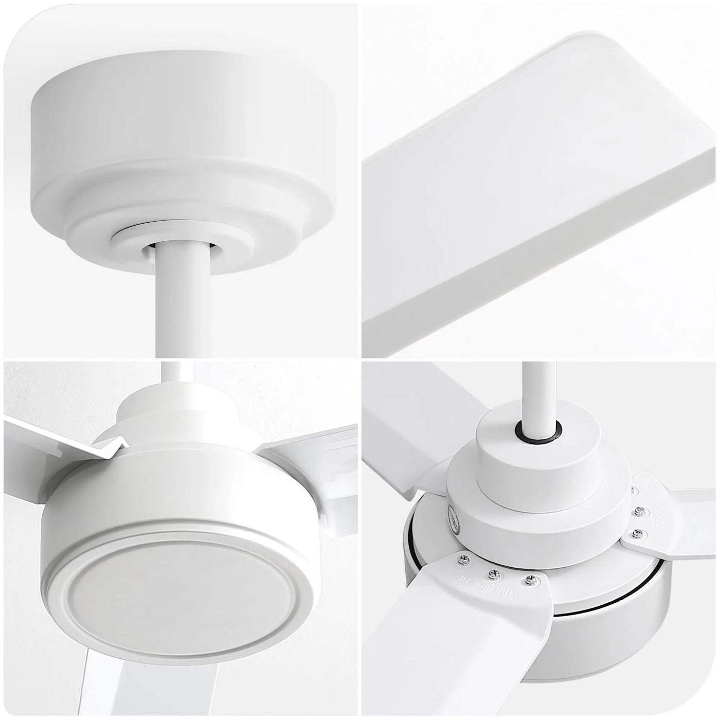 Ceiling Fan Without Light, 3 Blades Farmhouse Ceiling Fan With Remote Control 6-Speed Reversible Dc Motor For Living Room, Bedroom, Kitche by HouseOfZazla