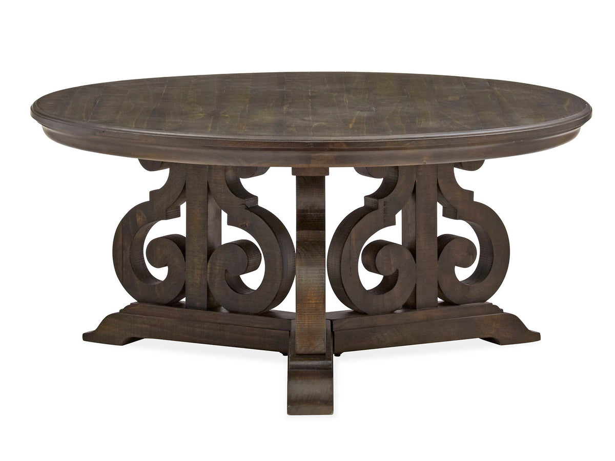 Bellamy - Round Cocktail Table - Peppercorn, photo 4 of 4