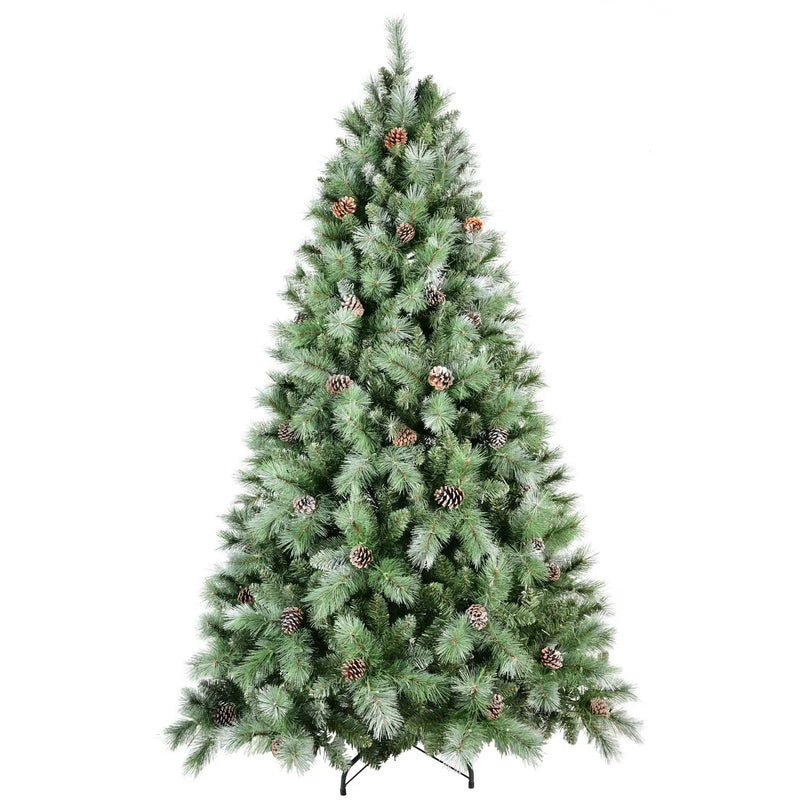 8 Ft The Full-Bodied Pre-Decorated Pinecone Christmas Tree by HouseOfZazla