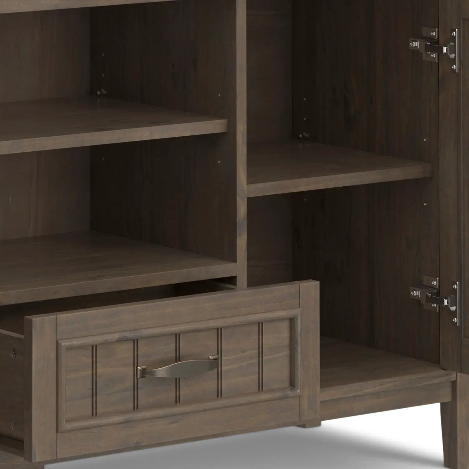 Lev - TV Media Stand - Smoky Brown by Unique Piece Furniture