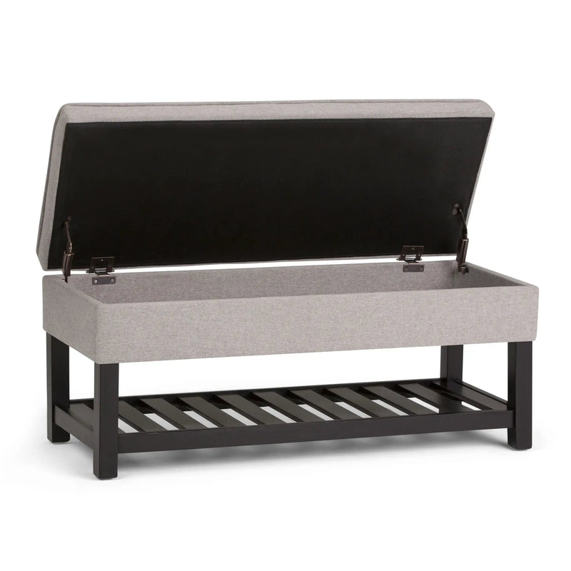 Cosmopolitan - Storage Ottoman Bench With Open Bottom by HouseOfZazla