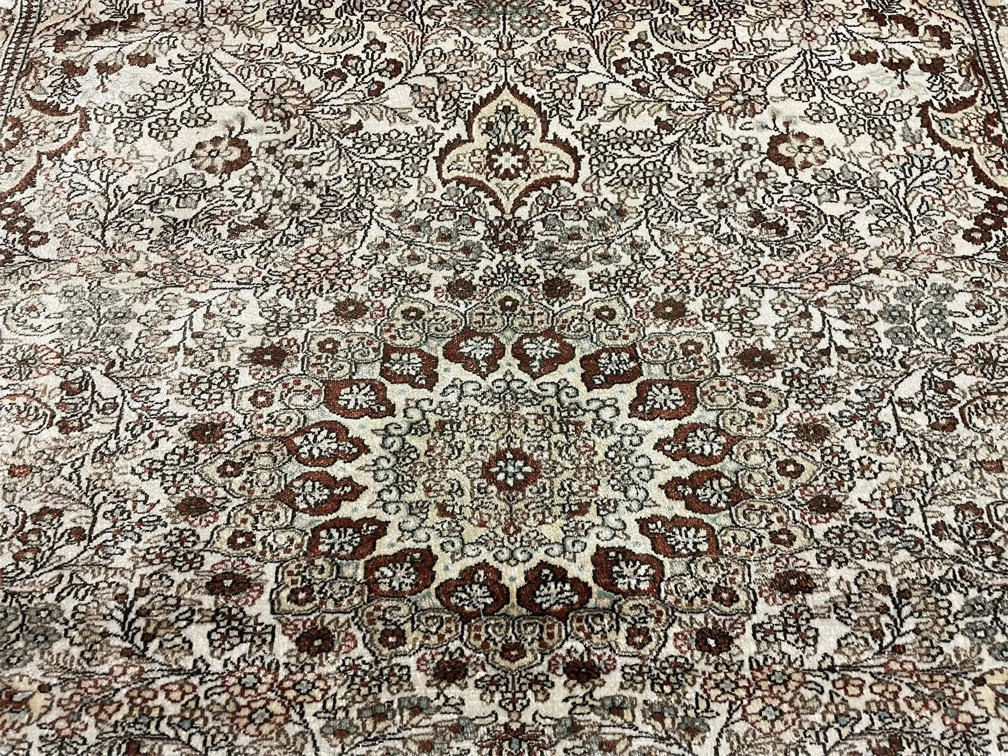 4' X 6' Vintage Fine Handmade Chinese Oriental Silk Rug 400 KPSI Wow by Jewel Rugs