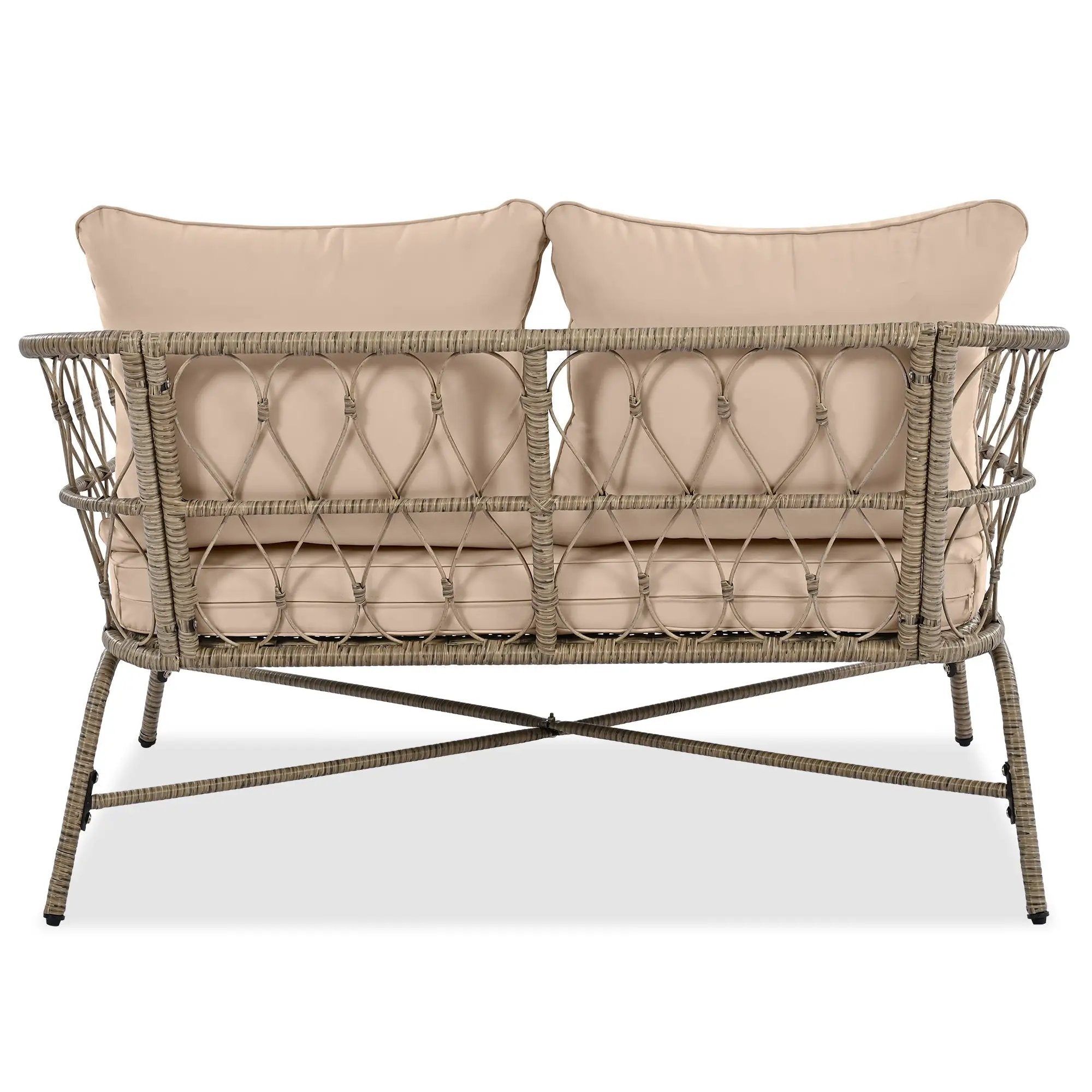 Bohemia-Inspired 4-Person Outdoor Seating Group With Removable Cushions by HouseOfZazla
