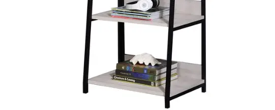 Wendral Natural & Black Finish 24"W Bookshelf by HouseOfZazla