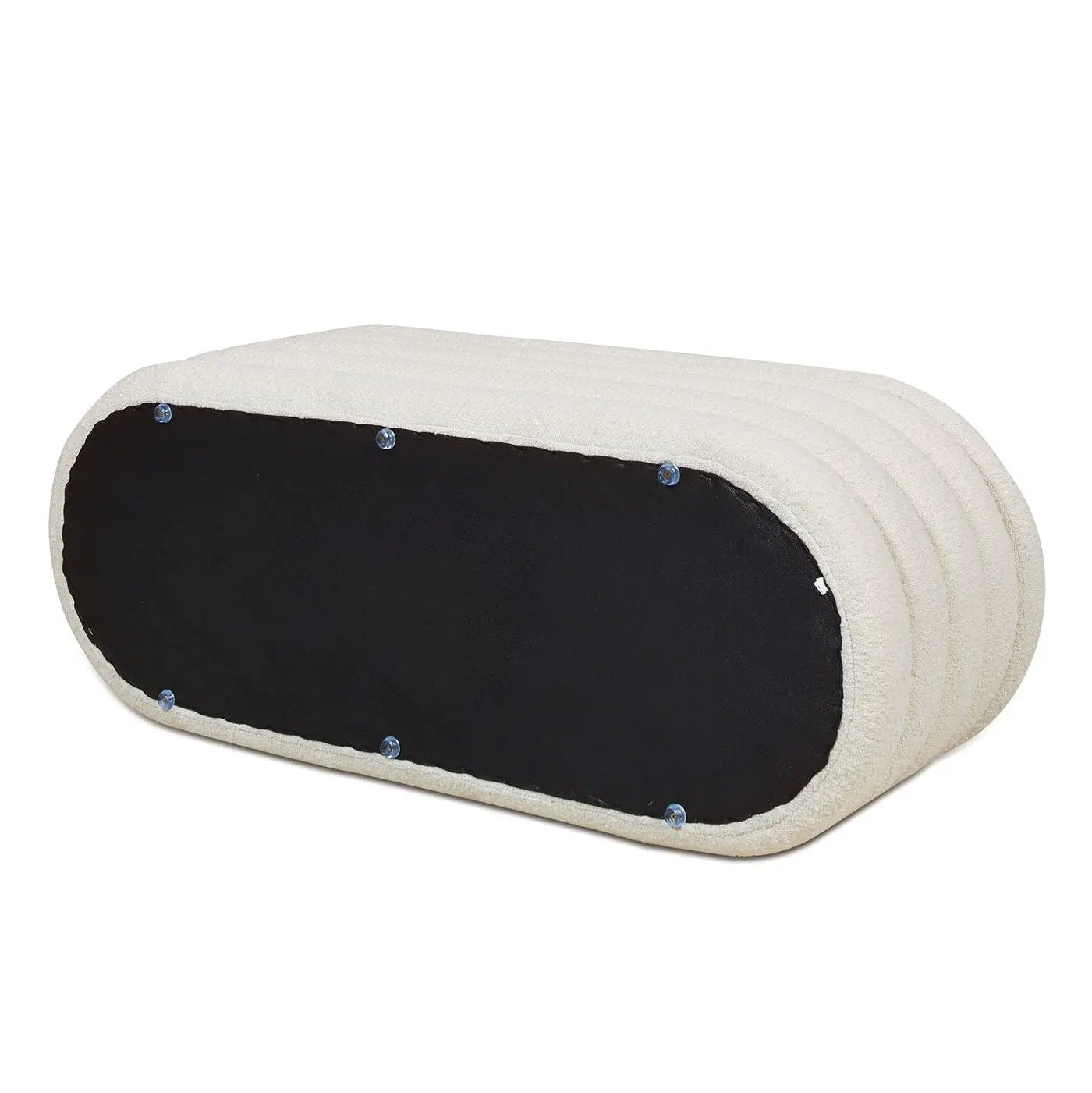 Fuji - Upholstered Oval Storage Bench by HouseOfZazla