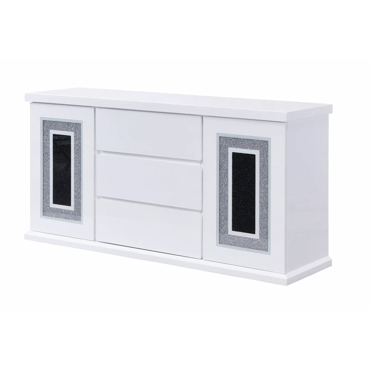 Ariya - Buffet With Clear Glass Inlay by Unique Piece Furniture