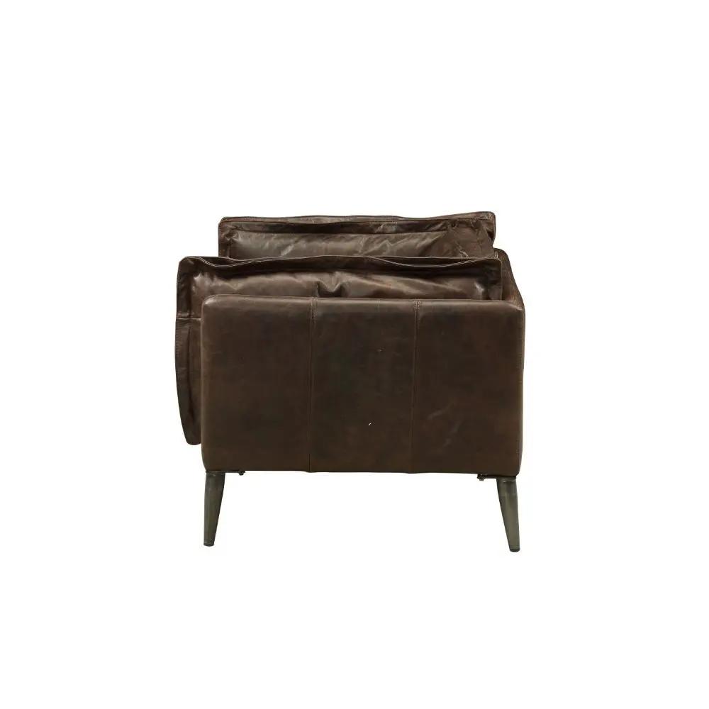 Porchester - Chair - Distress Chocolate Top Grain Leather by Unique Piece Furniture