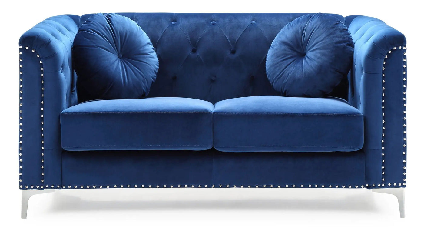Stylish Sloped Arm Loveseat by HouseOfZazla