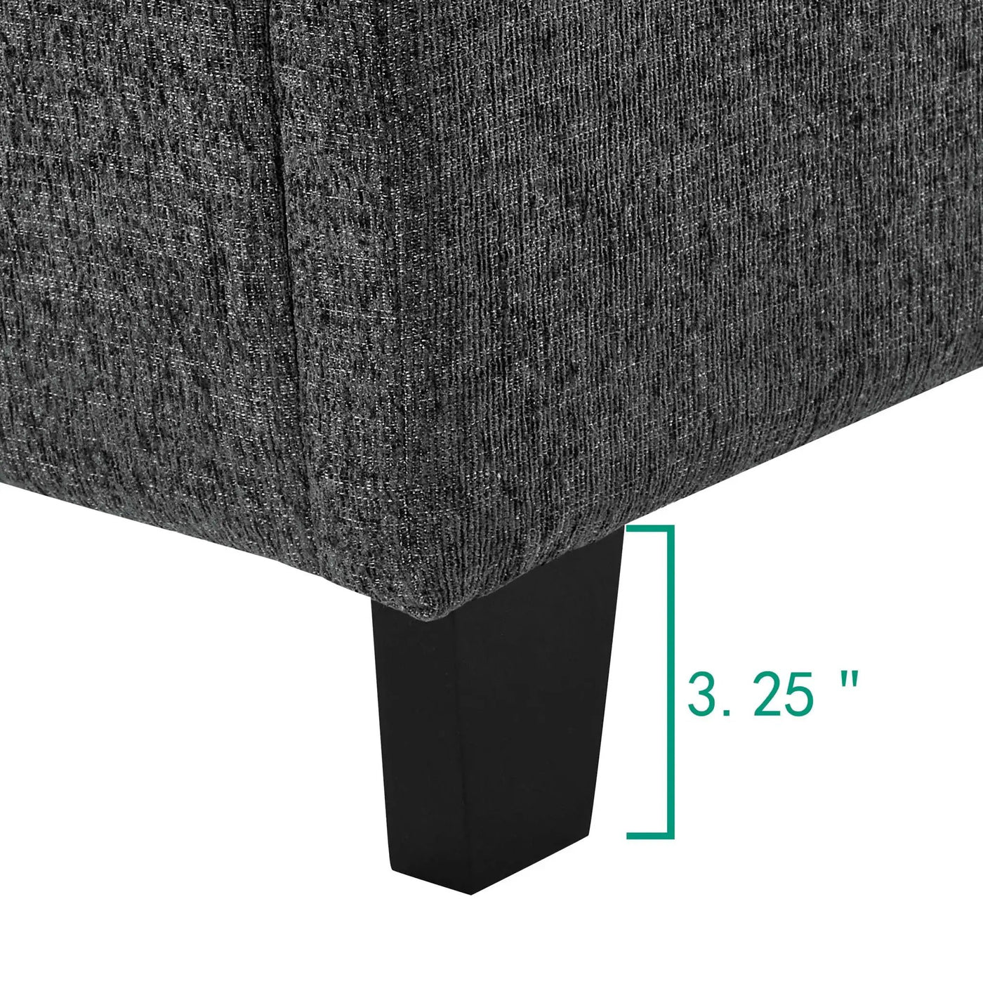 Platform Bed & Upholstered Headboard by HouseOfZazla