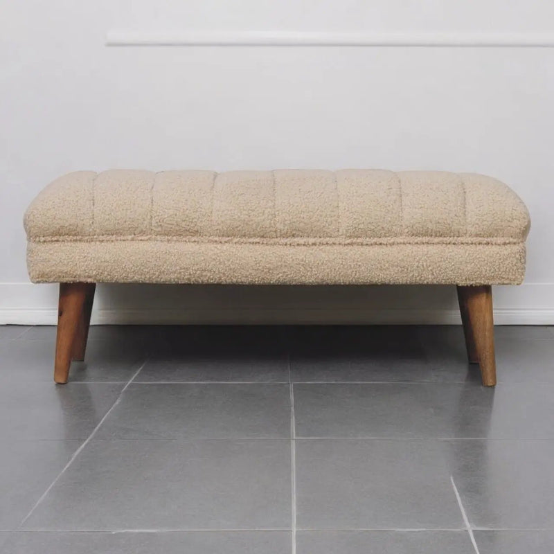 Puffer Bench - Beige by Unique Piece Furniture