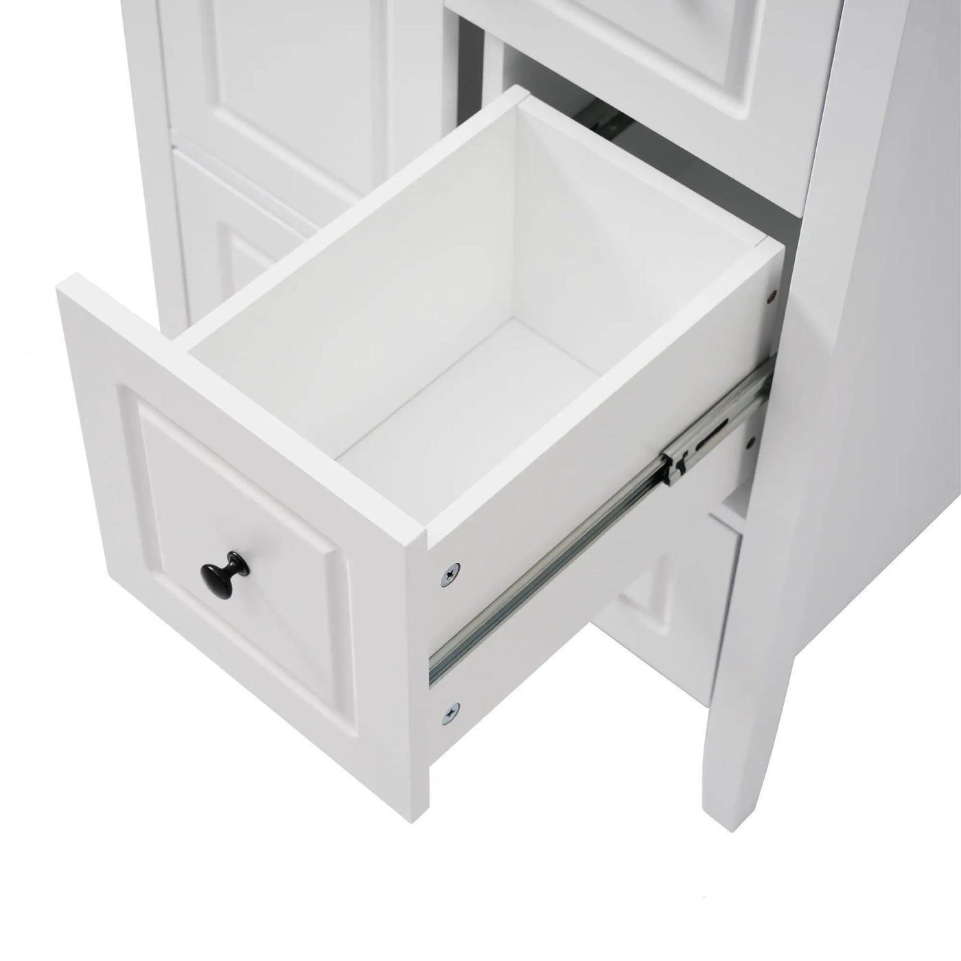 Retro Bathroom Vanity With Sink, Soft Closing Cabinet & Drawers by HouseOfZazla