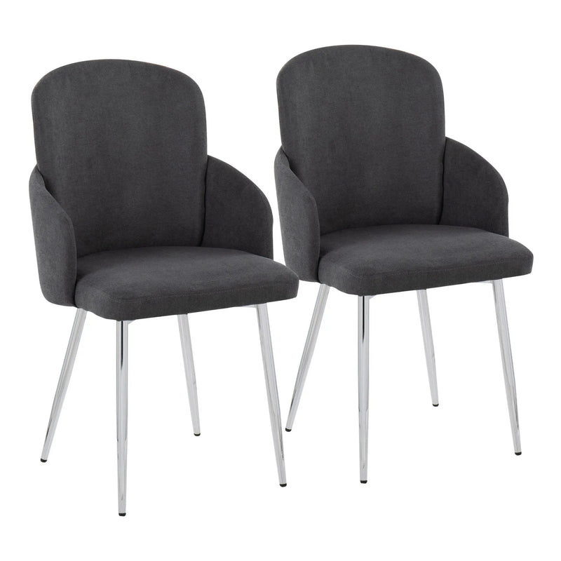 Dahlia - Contemporary, Dining Chair (Set of 2) by HouseOfZazla