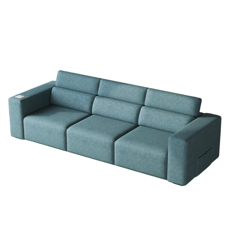 3 Seater Power Recliner Sofa With Wireless Charging And Remote Control by HouseOfZazla