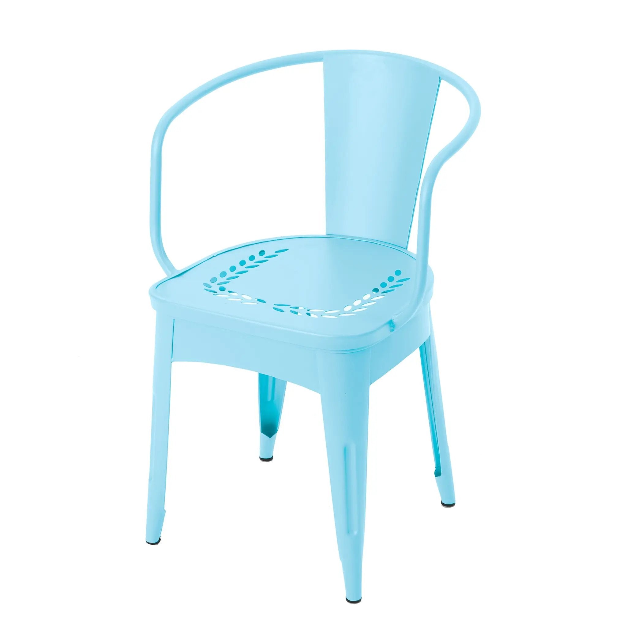 Lourdes 3 PC KD Metal Patio Furniture Set - Matte by HouseOfZazla