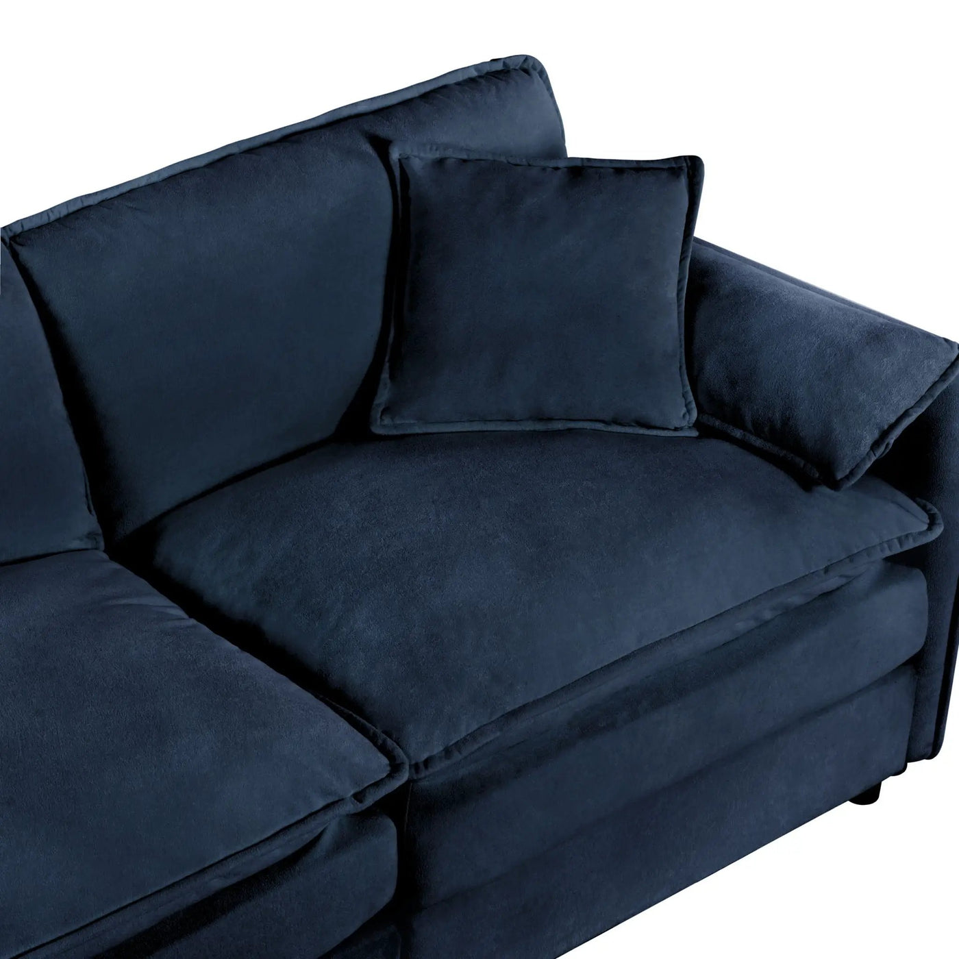 Oversized Chair With Movable Ottoman, Soft Upholstered Lounge Chair by HouseOfZazla