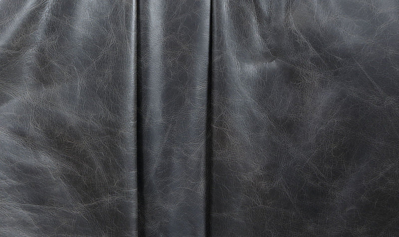 Piotr - Top Grain Leather Accent Chair With Swivel - Black by HouseOfZazla