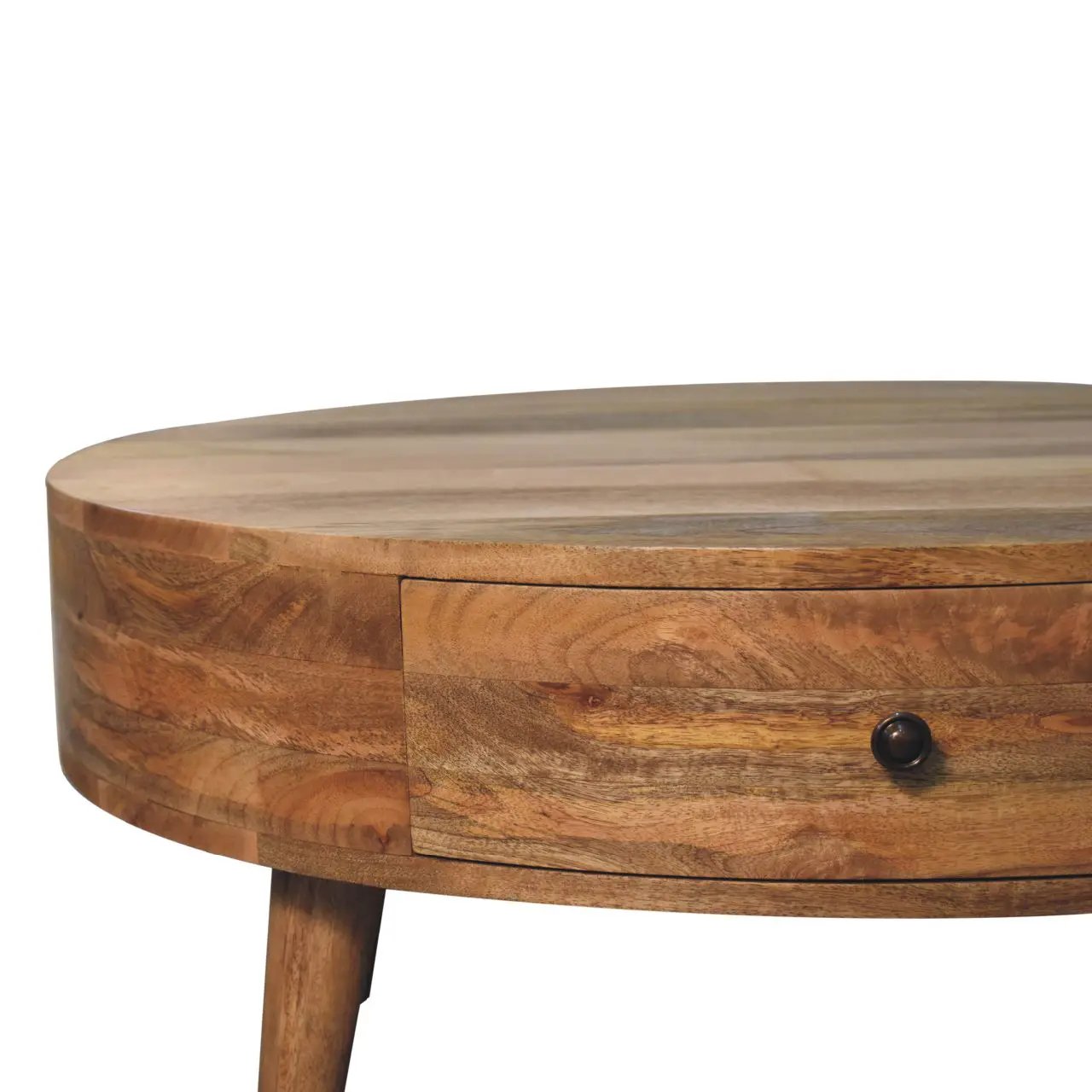 Solid Wood Odyssey Coffee Table, 2-Drawers, Oak-ish by HouseOfZazla
