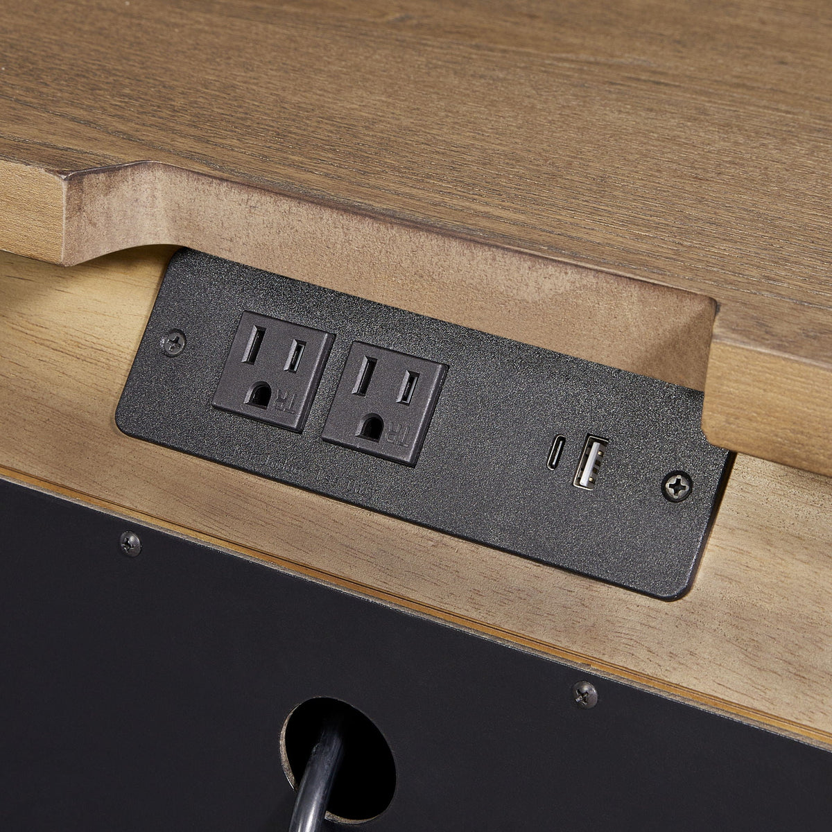 Base Sideboard with USB Charging - Light Brown, photo 8 of 10