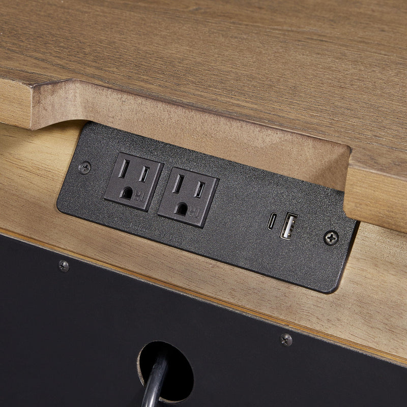 Base Sideboard with USB Charging - Light Brown, photo 8 of 10