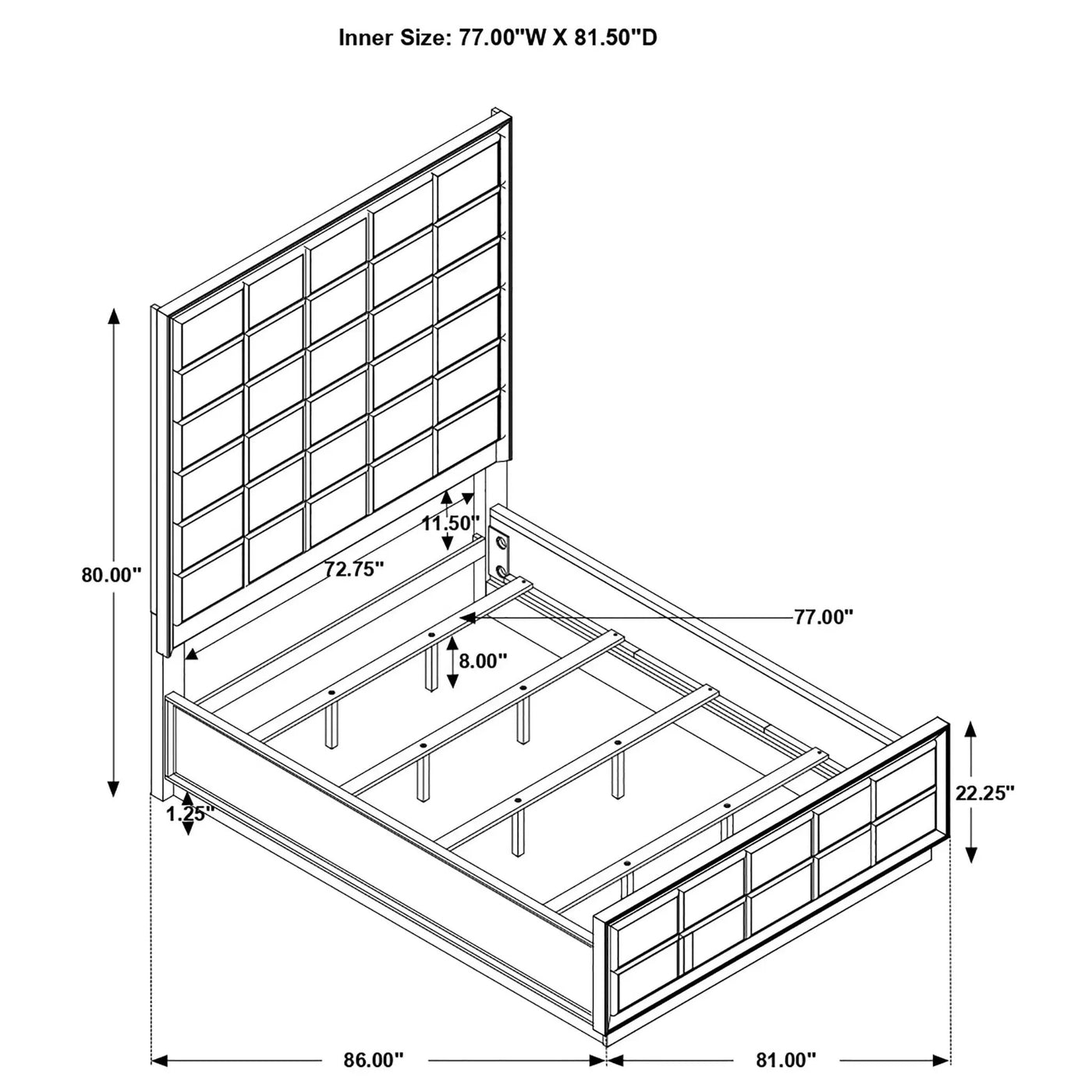 Drea - Panel Bed by HouseOfZazla