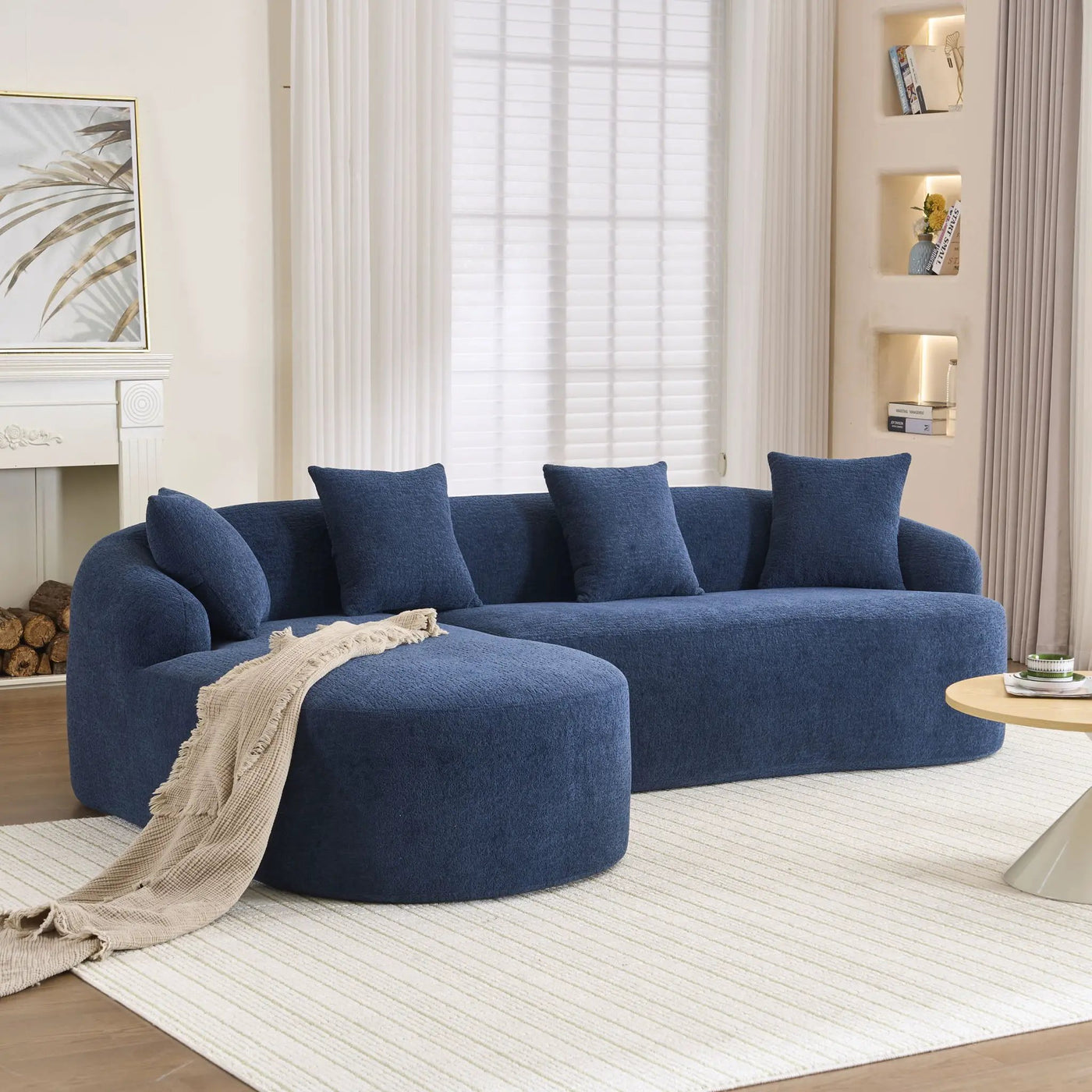 Combined Sofa With 4 Pillows by HouseOfZazla