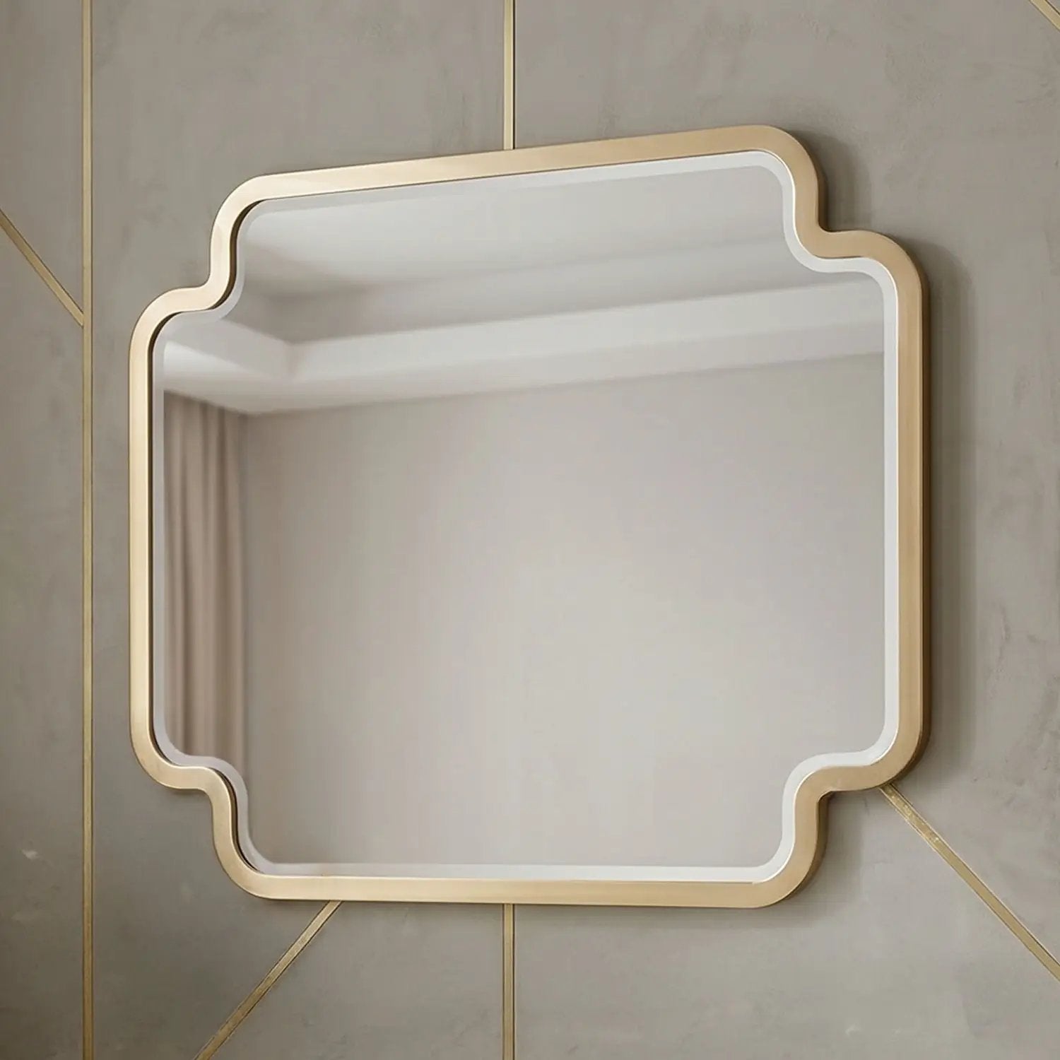 Lexington - Bedroom Mirror - Beige by HouseOfZazla