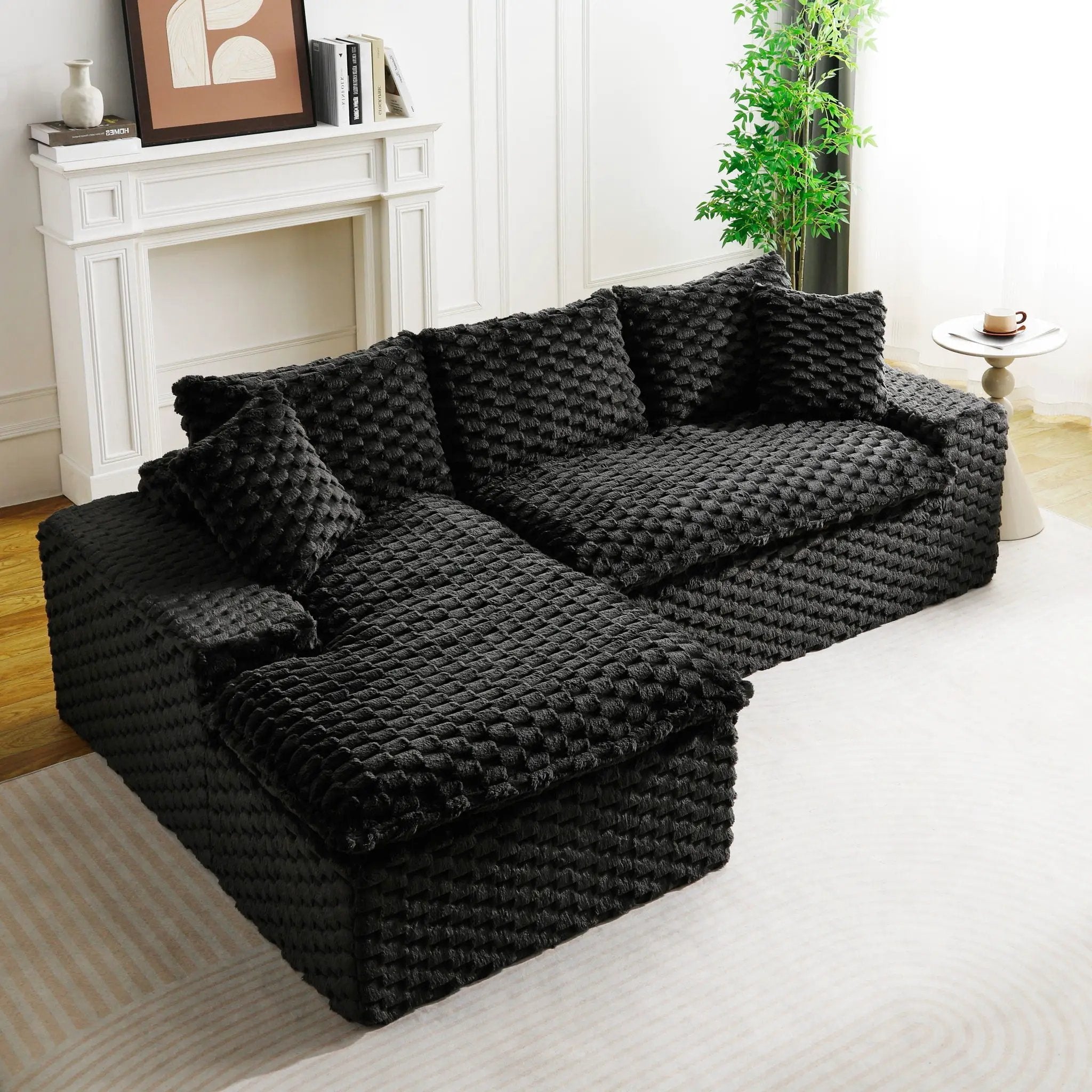 Modular Sofa, Convertible Twin Seat With Chaise Lounge by HouseOfZazla