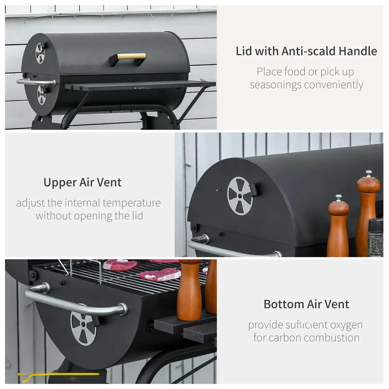 30" Portable Charcoal BBQ Grill by HouseOfZazla