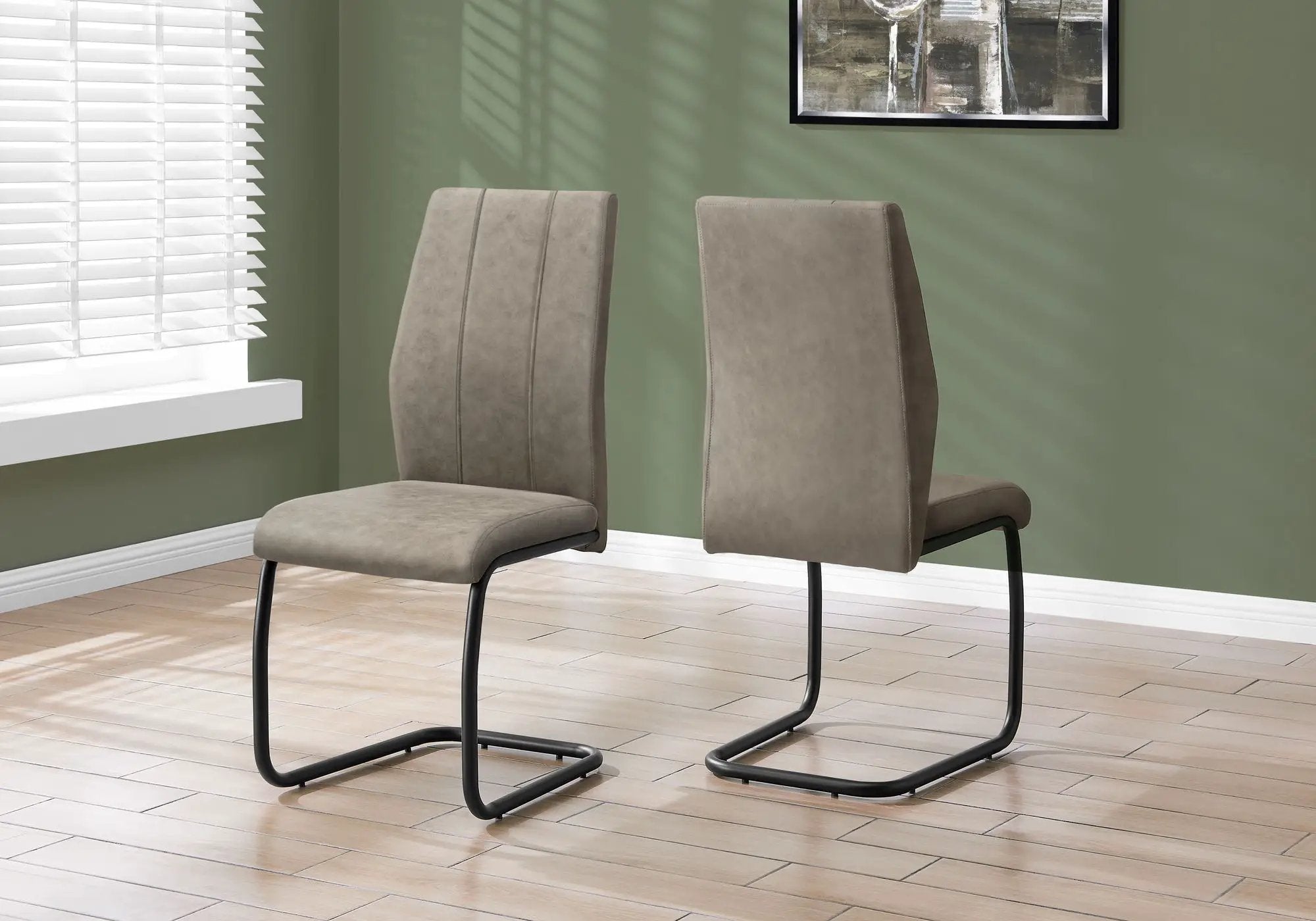 Dining Chair, Side, Upholstered For Dining Room, Contemporary & Modern (Set of 2) by Unique Piece Furniture
