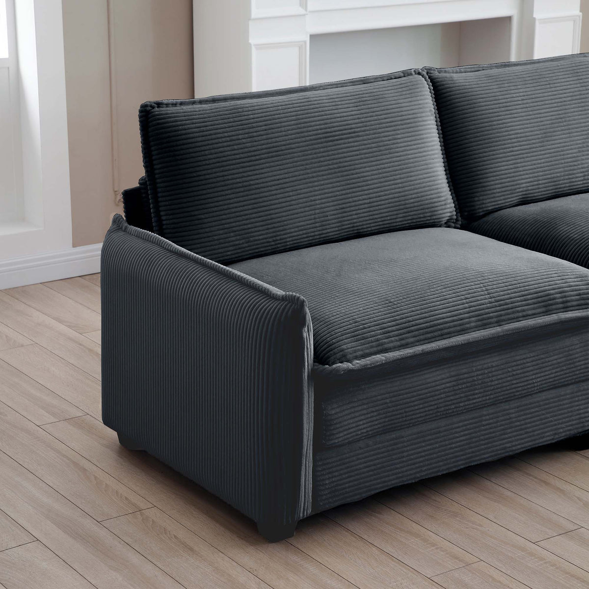 Oversize 3-Seater Sofa with Ottoman, photo 10 of 10