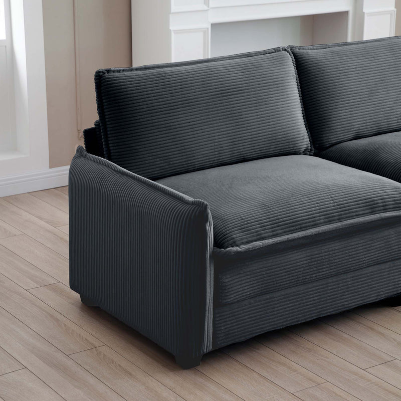 Oversize 3-Seater Sofa with Ottoman, photo 10 of 10