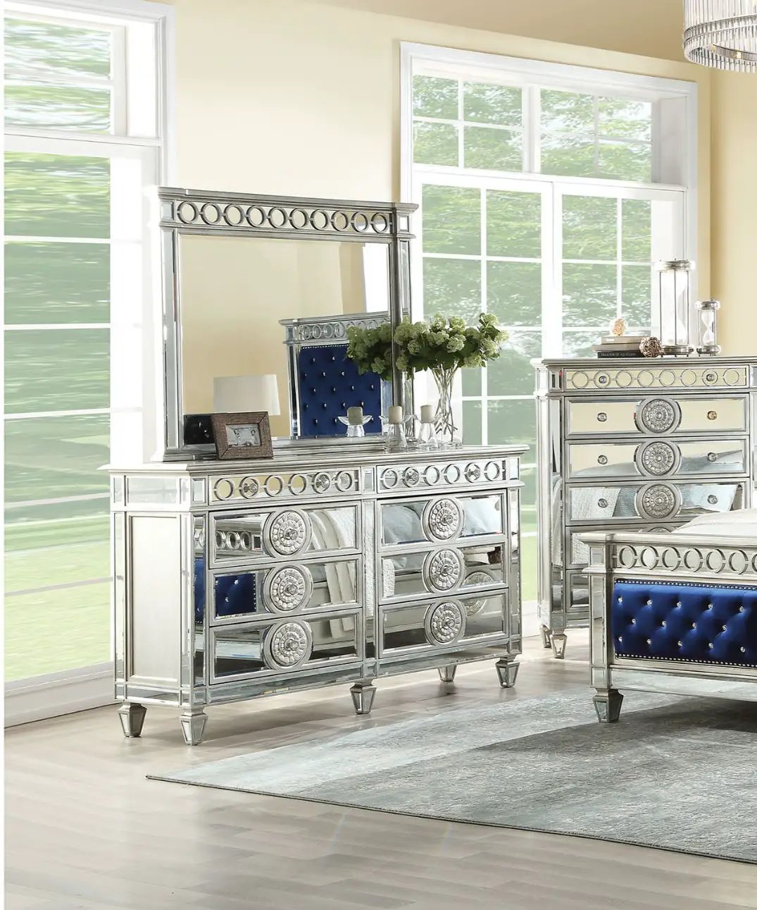 Varian - Dresser - Mirrored by Unique Piece Furniture