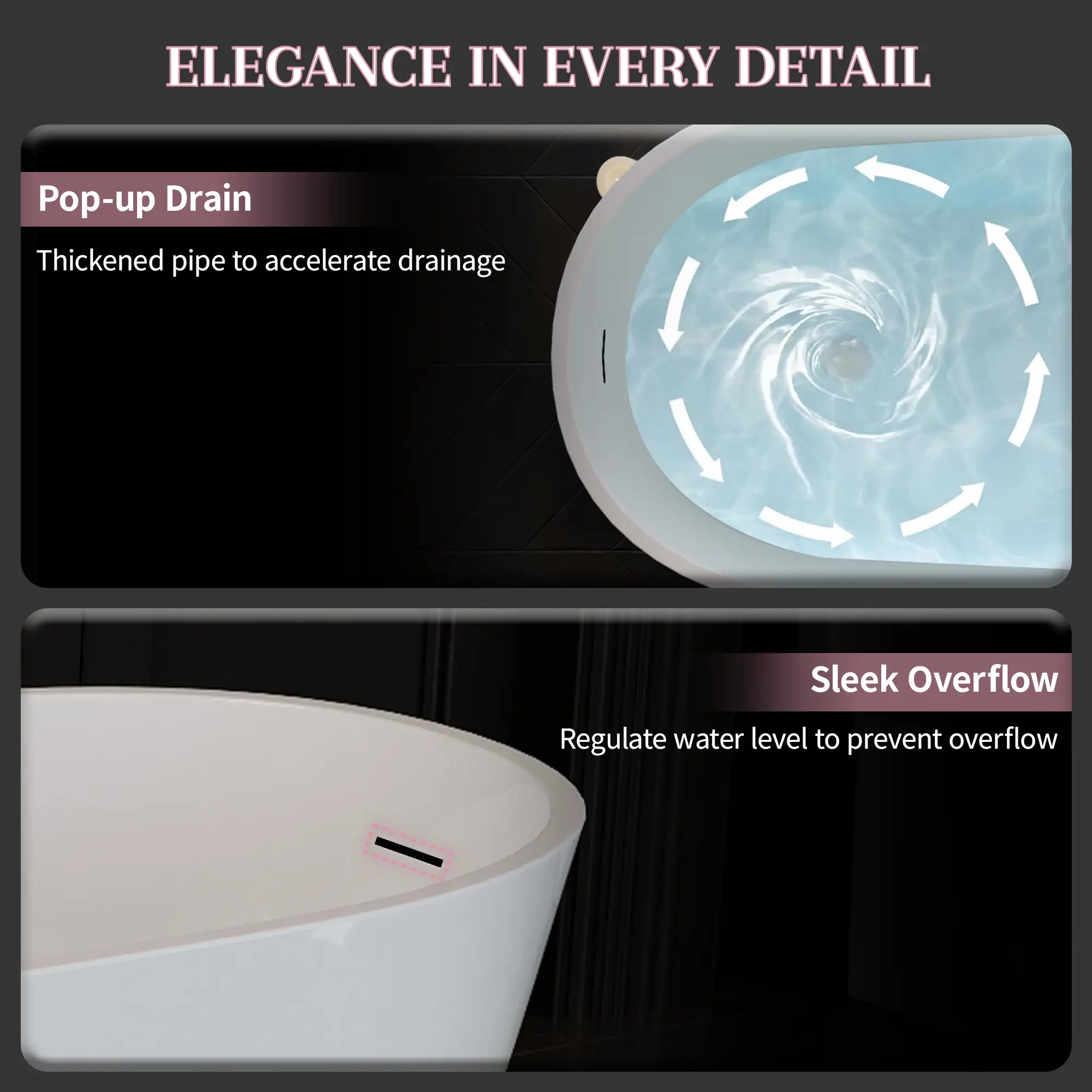 55" Acrylic Freestanding Bathtub by HouseOfZazla