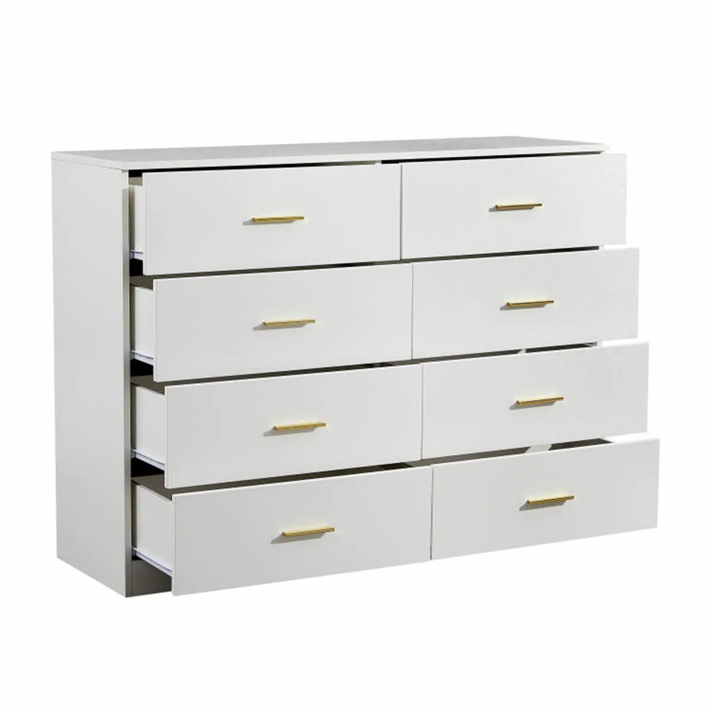 Modern Drawer Dresser For Bedroom, Ample Storage Wide Chest Of Drawers by HouseOfZazla