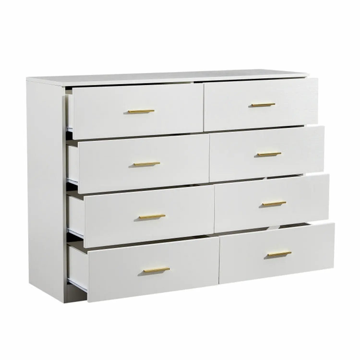 Modern Drawer Dresser For Bedroom, Ample Storage Wide Chest Of Drawers by HouseOfZazla