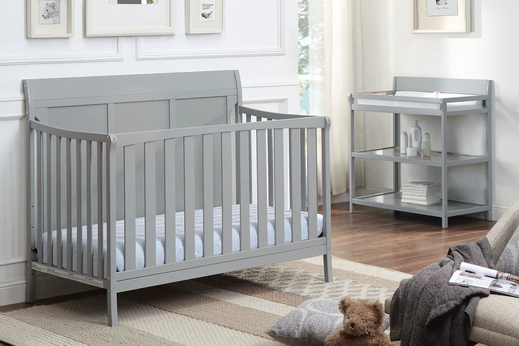 Shailee - 4-in-1 Convertible Crib by Unique Piece Furniture