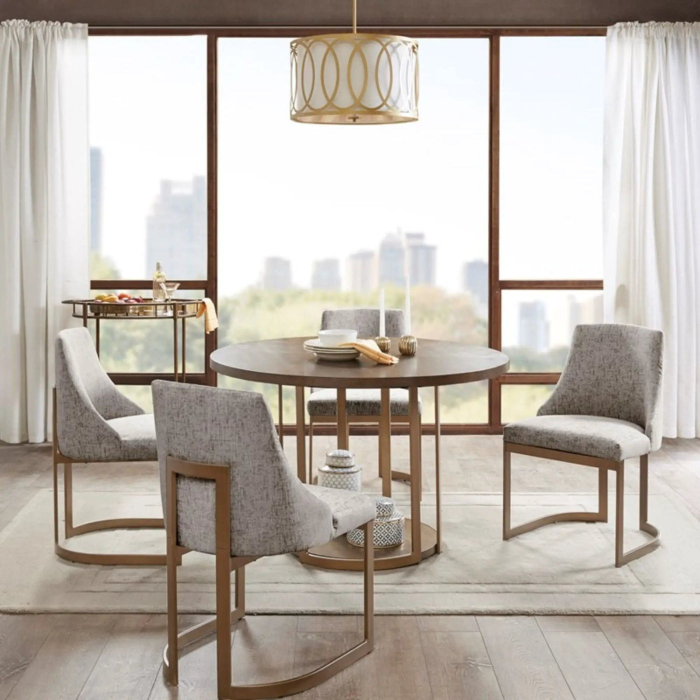Contemporary Modern Accent Dining Chairs (Set of 2) by HouseOfZazla