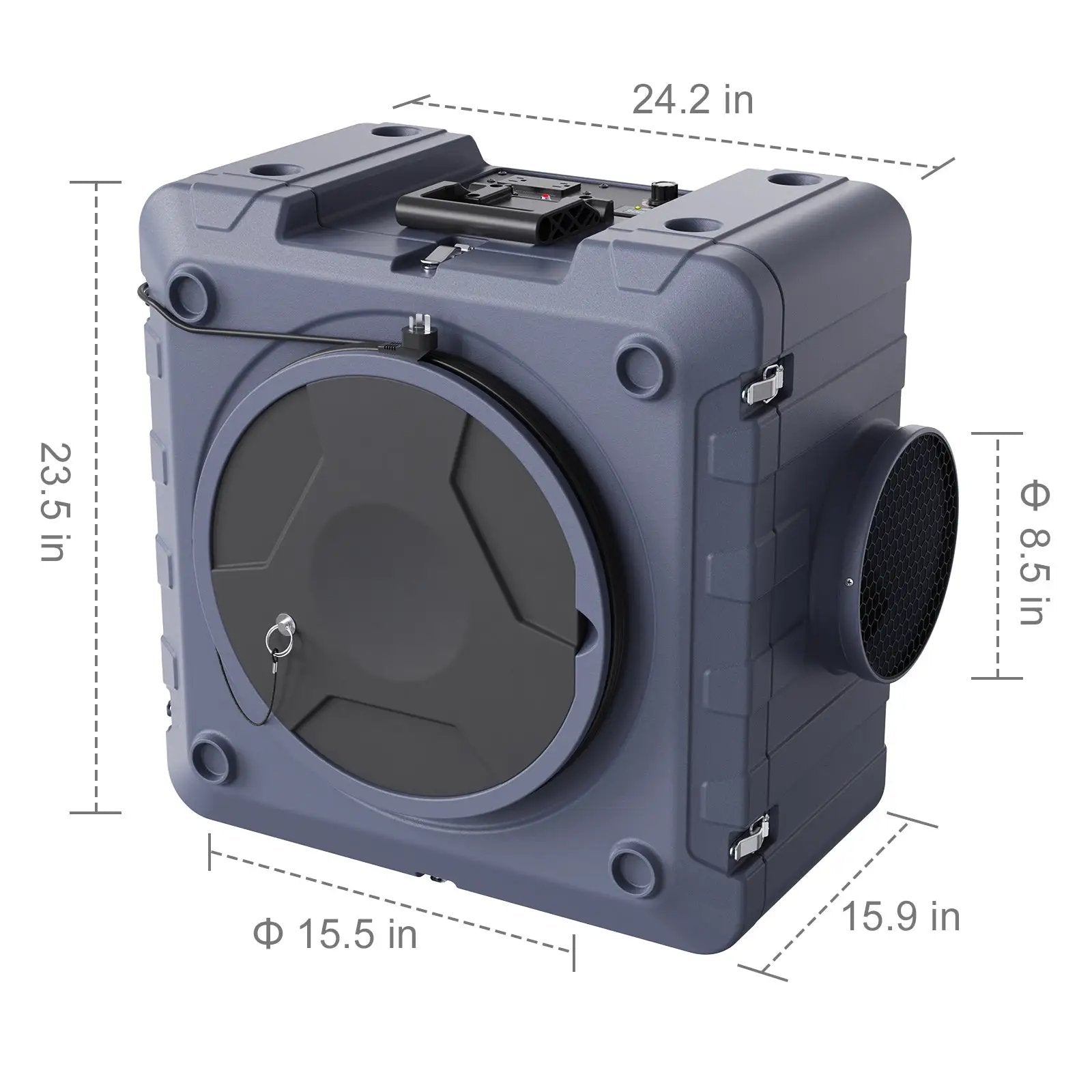 Air Scrubber with 3-Stage Filtration, Stackable Negative Air Machine 800 CFM by HouseOfZazla