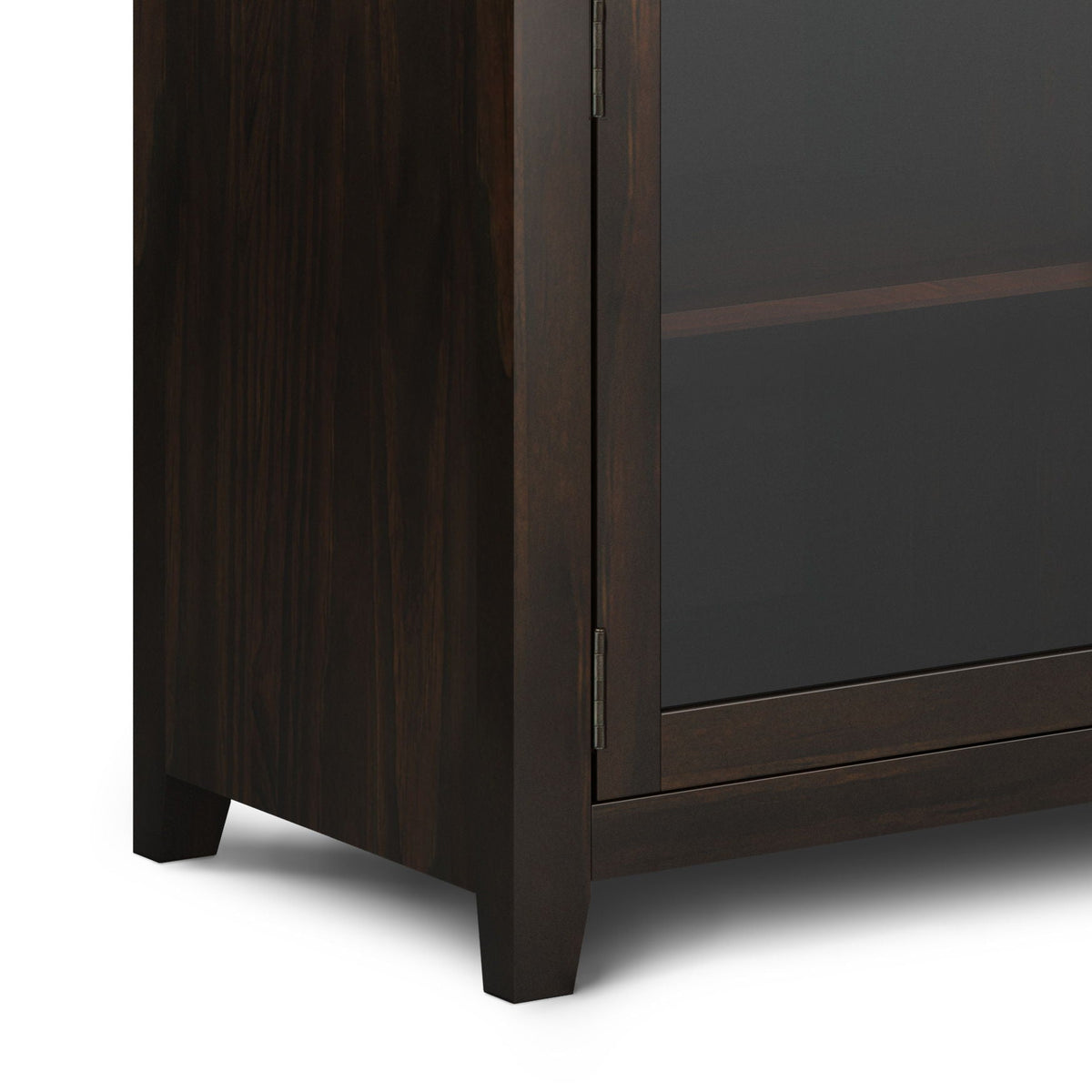 Handcrafted Sideboard Buffet with Glass Doors – Dark Brown, Light Brown, White, photo 19 of 27