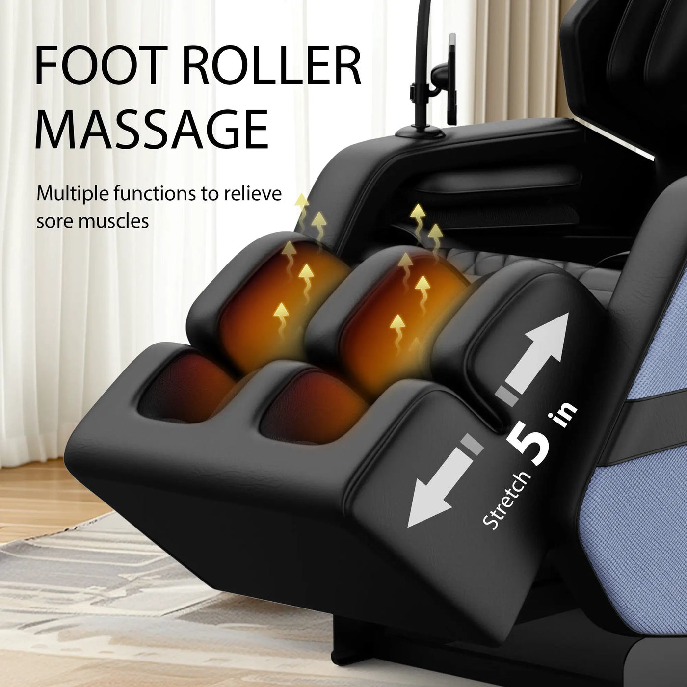 Massage Chair Recliner with Zero Gravity and Full Body Air Pressure by HouseOfZazla
