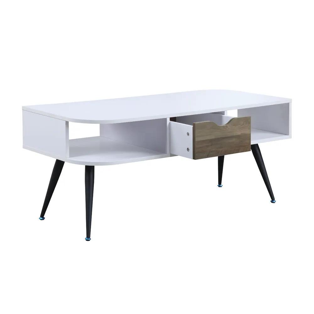 Halima - Coffee Table - White & Black by Unique Piece Furniture