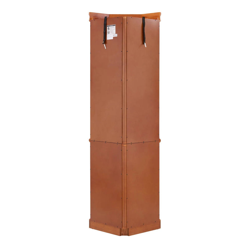 Corner Curio Cabinet With 5 Shelves And Lighting System (E26 Light Bulb Not Included) by Unique Piece Furniture