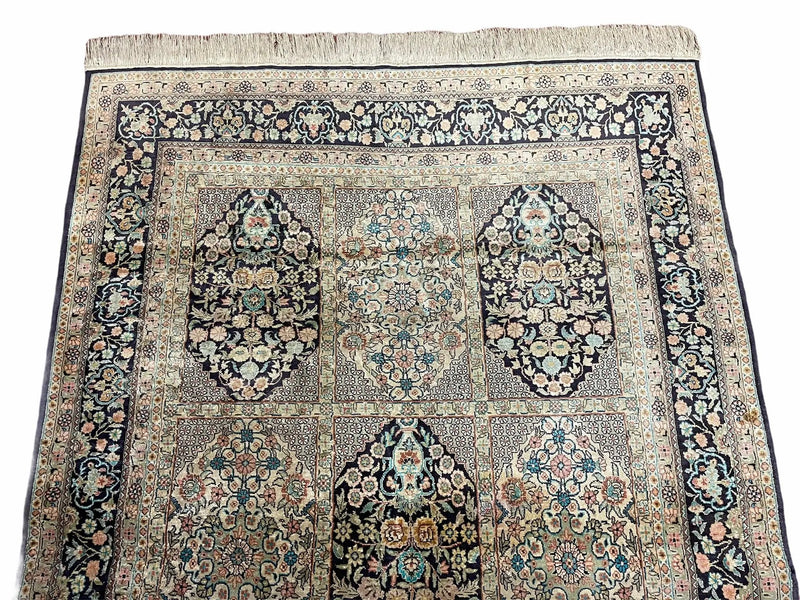 4' X 6' Vintage Fine Hand Made Turkish Oriental Silk Rug 400 KPSI Wow by Jewel Rugs