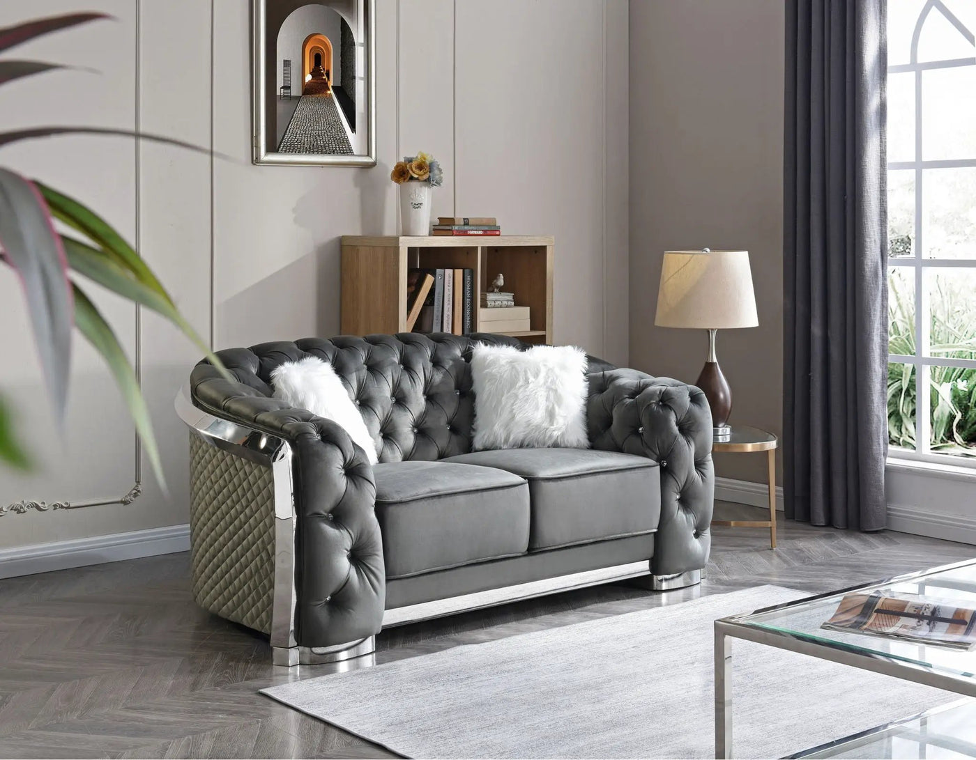 Loveseat With Flared Arms by HouseOfZazla