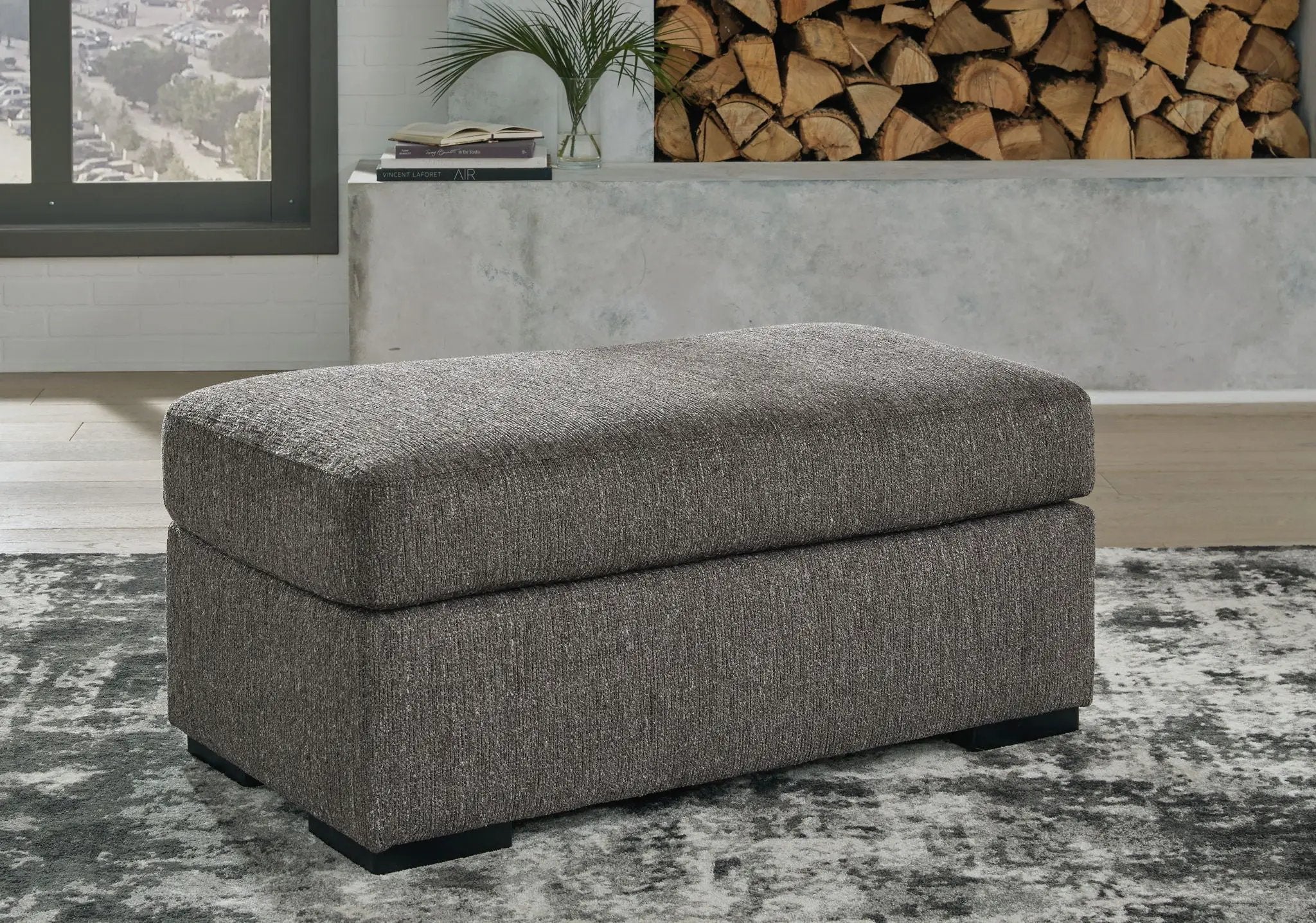 Gardiner - 2 Pc. - Chair And A Half, Ottoman - Pewter by Unique Piece Furniture