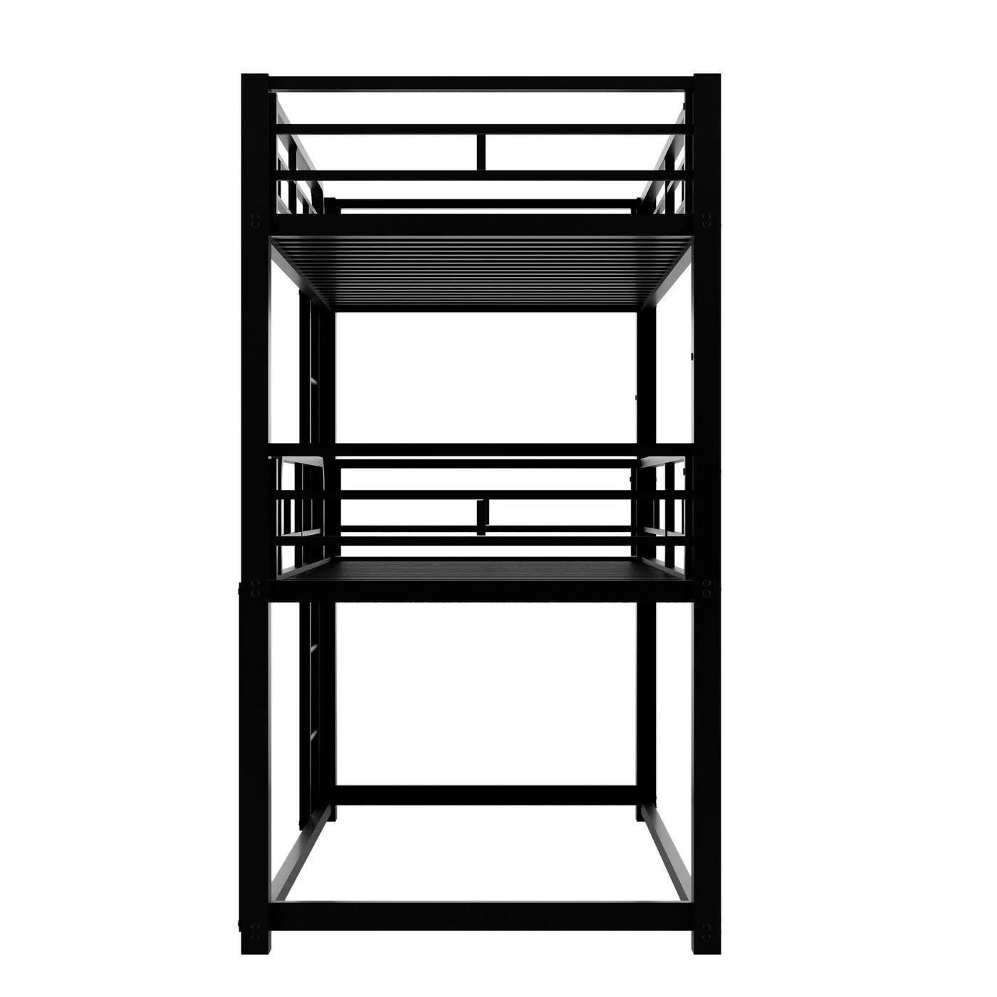 Triple Bunk Bed With Sturdy Construction And Space Saving Design by HouseOfZazla