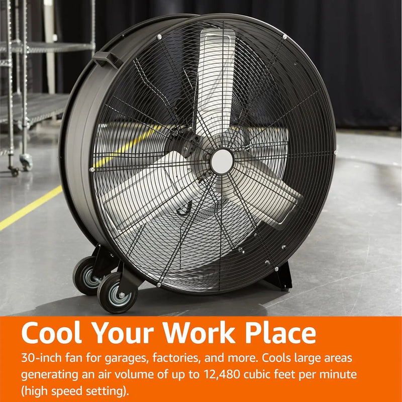 30In. High Velocity Drum Fan by HouseOfZazla