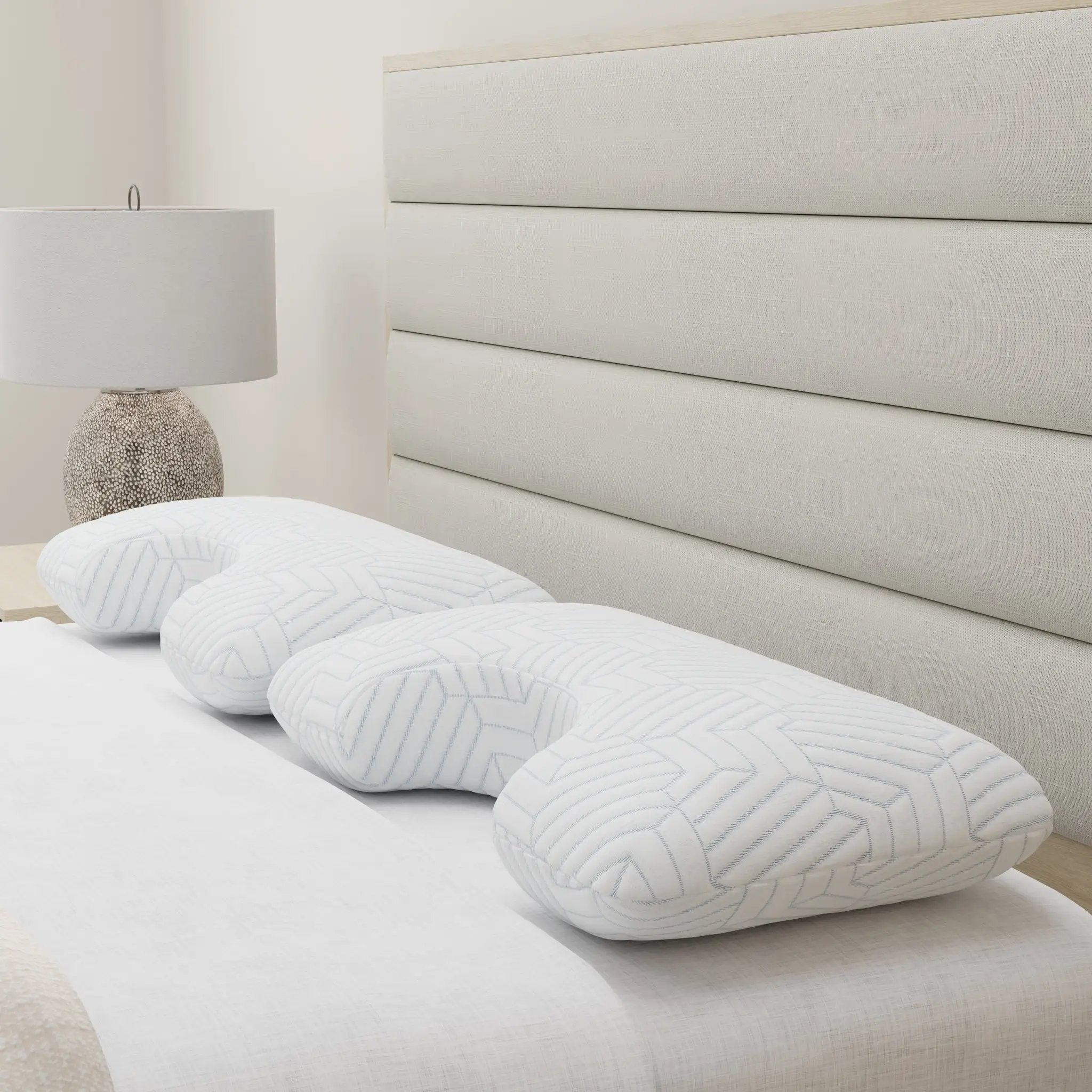 Fria Cloud Curve Pillow by HouseOfZazla