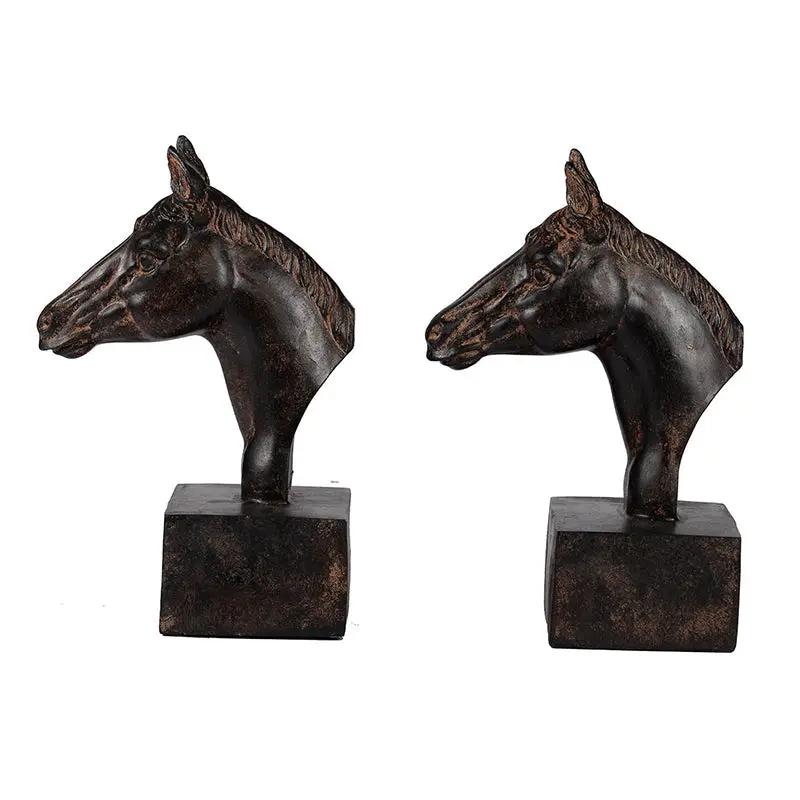 S/2 5.1x4x8' Horse Bookends by HouseOfZazla