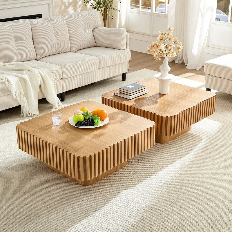 Modern Handcraft Drum Coffee Table by HouseOfZazla
